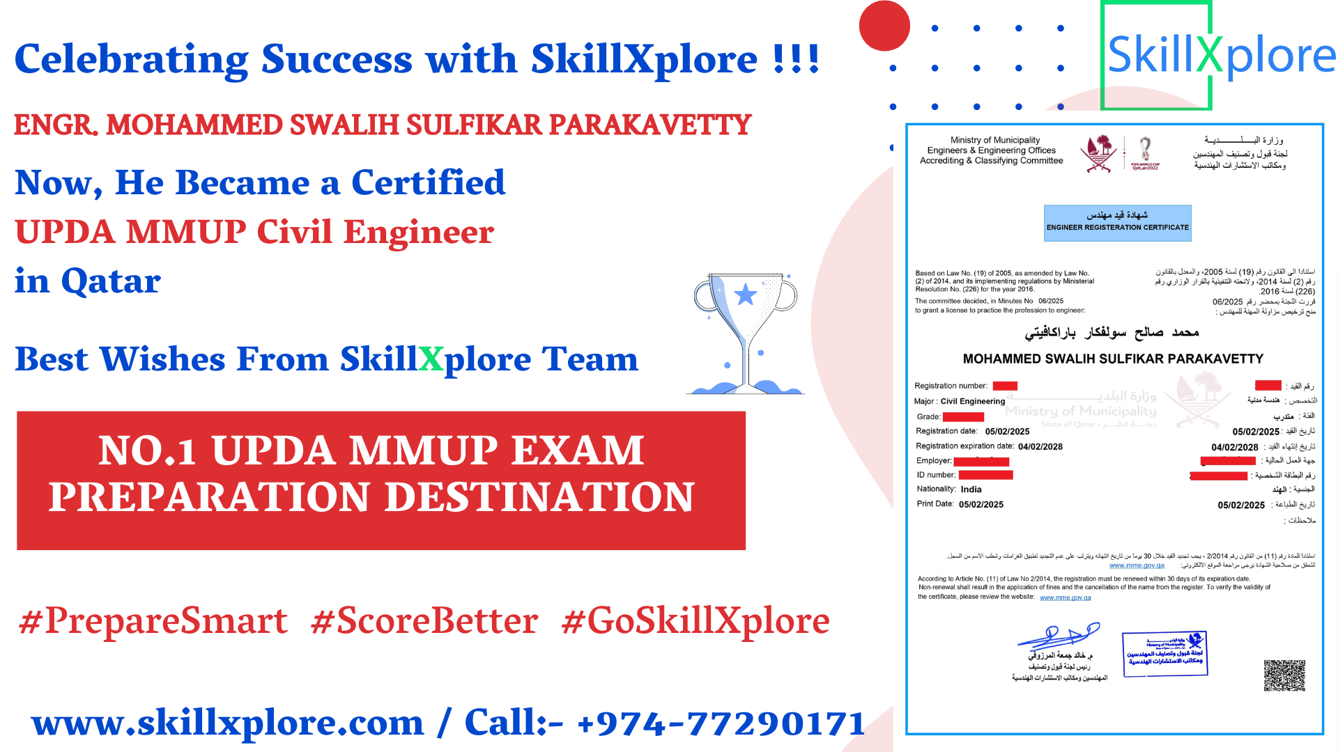MMUP Civil Exam Questions Qatar